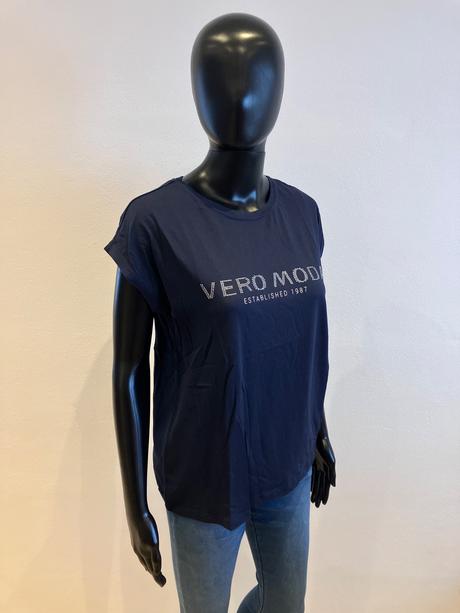 Dámske tričko s kamienkami vero moda (xs), vero moda,xs