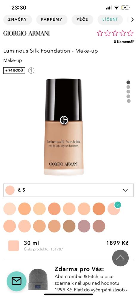 Giorgio armani atd damska dekoratívna kozmetika, 