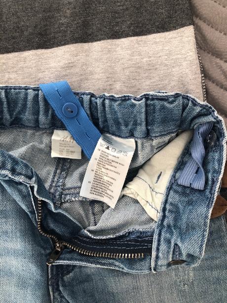 Chlapčenské rifle s tričkom h&m, h&m,86