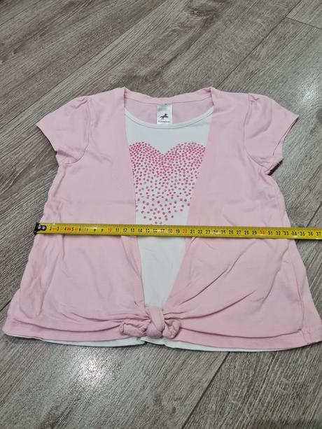 Tričko s uzlom, krátky rukáv, palomino,122