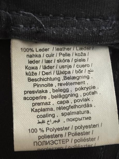 Tmavomodre kozene nohavice slim prava koza trendy, 40