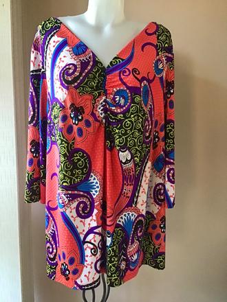 Krasna pruzna bluza 52/54, 52