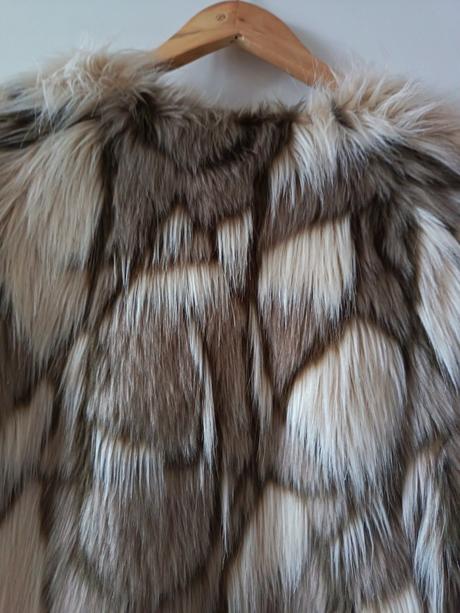 Damska vesta s umelou kozusinou, zara,m