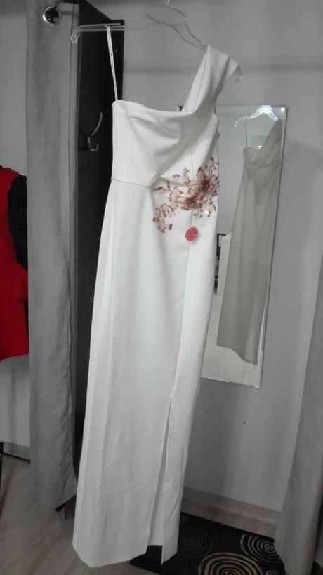 Puzdrové šaty na jedno raneno, 34 / 36 / s / xs