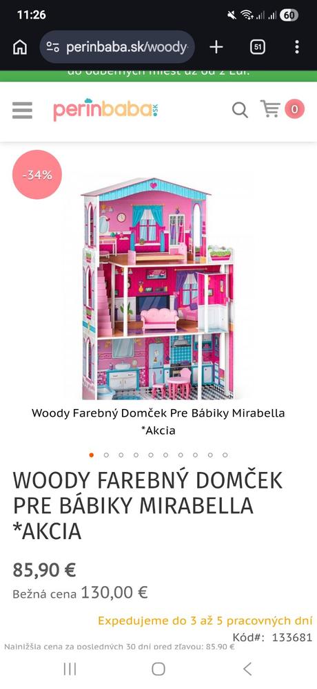 Barbie domcek woody, 