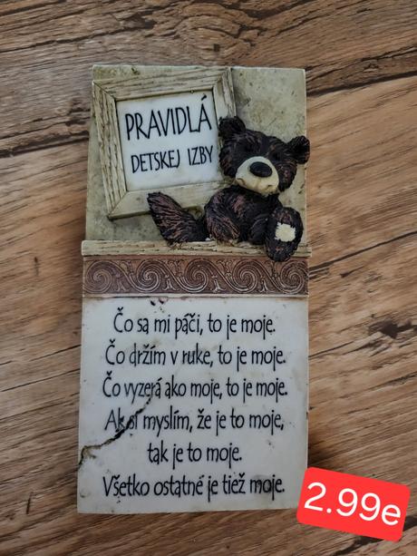 Dekorácia pravidlá detskej izby, 