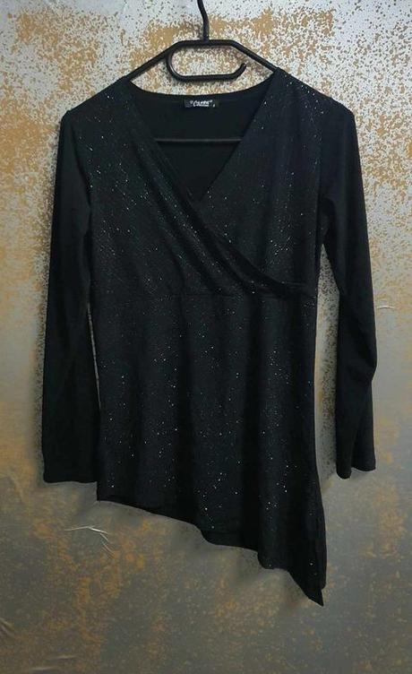 Damsky top s trblietkami, l