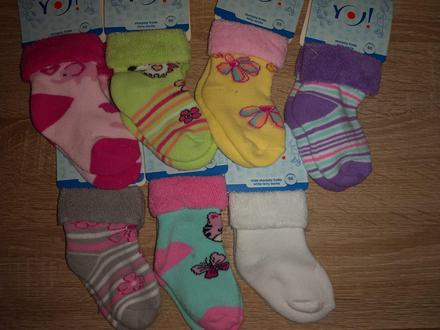 Kvalitne frote teple ponozky, 17 / 18