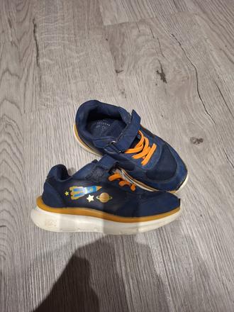 Modré tenisky s obrázkami, lupilu,27