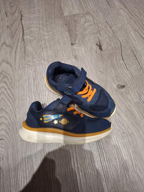 Modré tenisky s obrázkami, lupilu,27