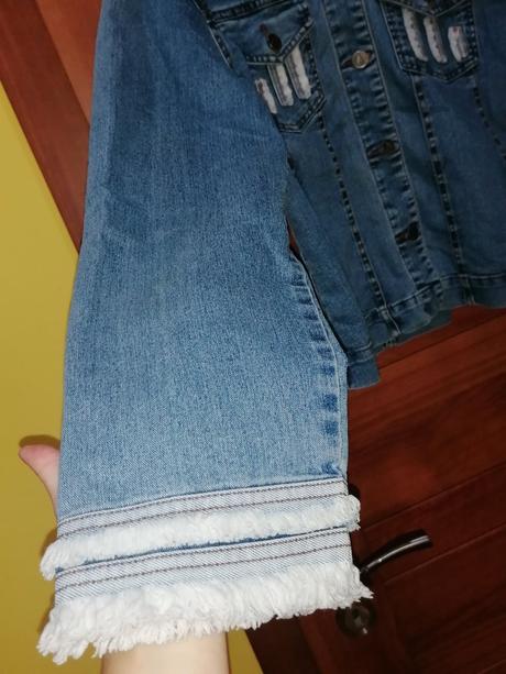 Štýlová riflová bundička, l