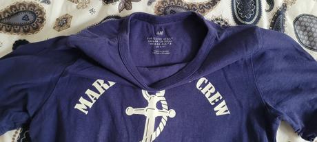 Tricka namornicky motív dvojicky, h&m,122