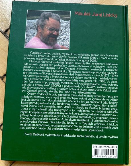 Kniha živá symetria mikuláš juraj lisický,
