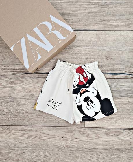 Zara detske sortky s potlacou mickey mouse, zara,116