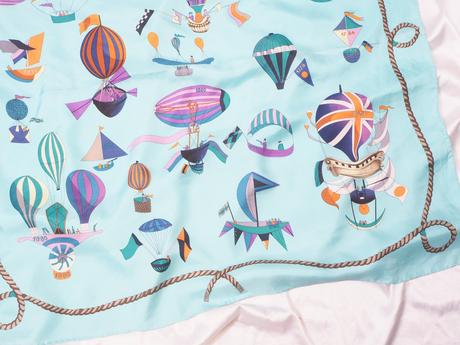 Luxusná hodvábna šatka, l