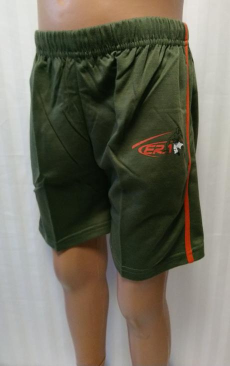 Chlapč. olivové šortky šport, era fashion, 128, 128