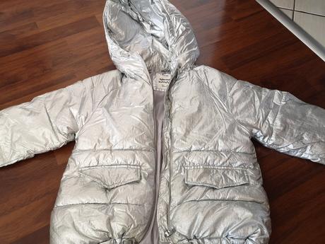 Strieborná bunda zara, zara,134