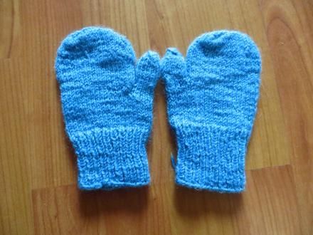 Detské pletené rukavice - dl. 16 cm - 1,5 - 3 roky, 98