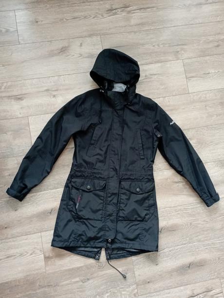 Skvelá dlhá prechodná bunda 36/38, s