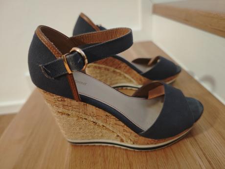 Sandále na platforme, deichmann,38