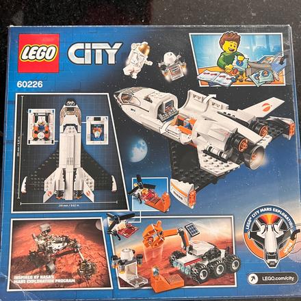 Lego city space port  raketoplán, 