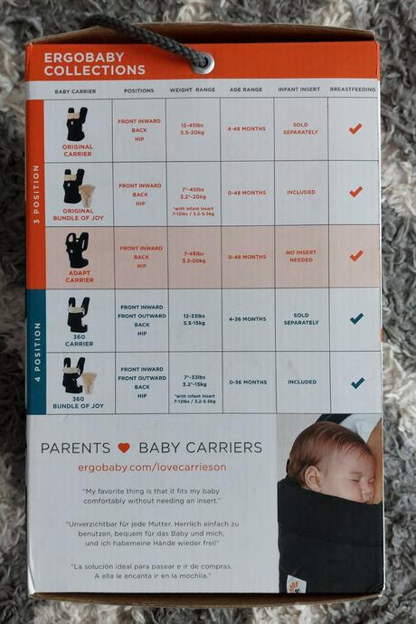Ergobaby adapt, ergo baby