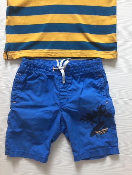 Next pasikovane tricko a kratasky, next,110