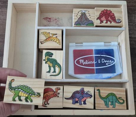 Súprava pečiatok/razítok melissa & doug (dinosaury,