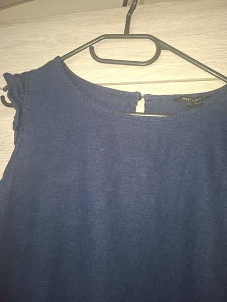 Tmavomodre lanove saty, esmara,40