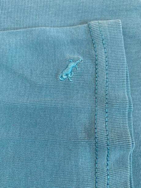 2 tyrkysové tričká s dlhým rukávom, h&m,122