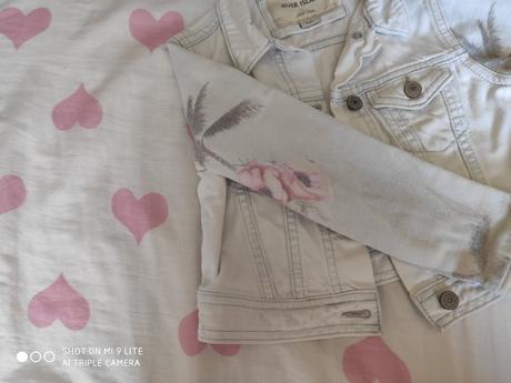 Rifľová bunda, river island,110