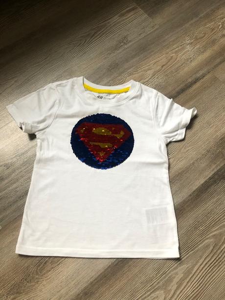 Tricko s flitrami, h&m,98