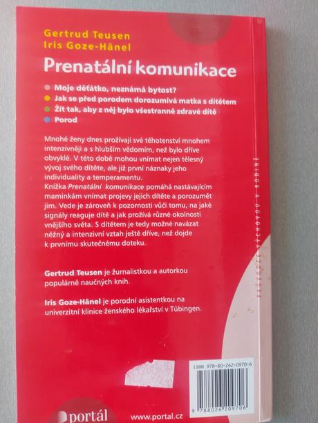 Kniha - prenatalni komunikace, 