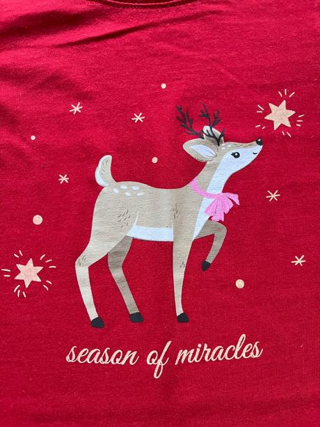 Vianočné tričko, sinsay,104