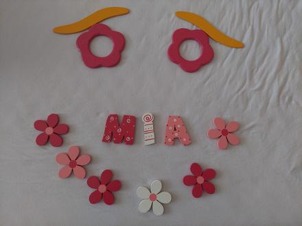 Drevenné ozdoby + ozdoba na závesy,