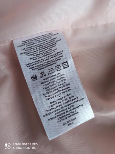 Mäkučká ružová vestička v. 98, 98