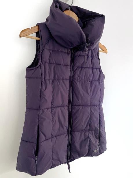 Volcano fialová vatovaná vesta veľkosti xs, xs
