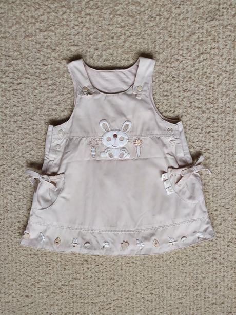 Šaty + zateplený bavlnený overal veľ. 62/ 68, 62