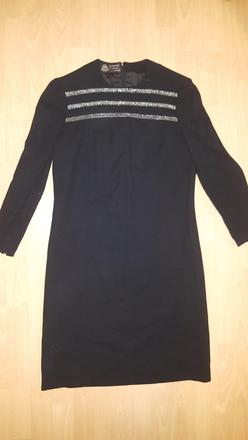Cierne šaty vel.38, 38