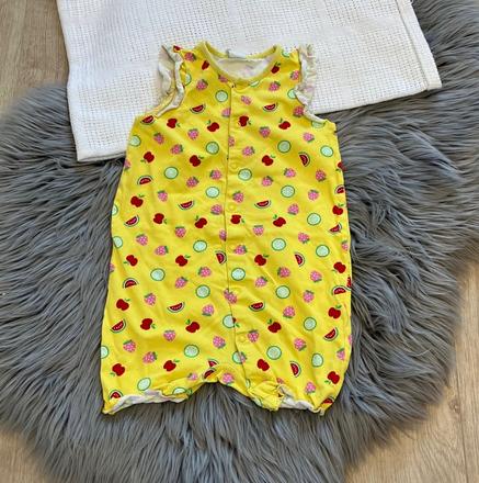 Dievčenský letný overal s ovocím h&m (86), h&m,86