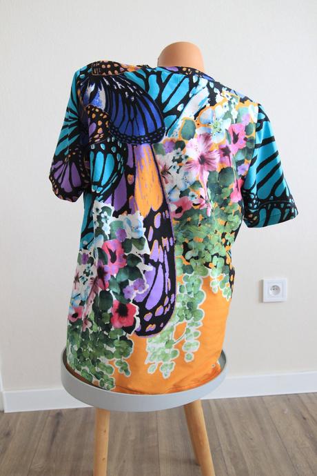 Farebná vintage retro blúzka, xl, xl