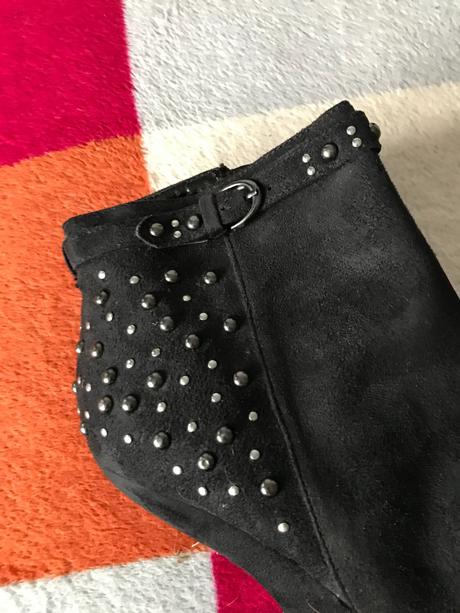 Topánky semišové na platforme - vel.38, 38