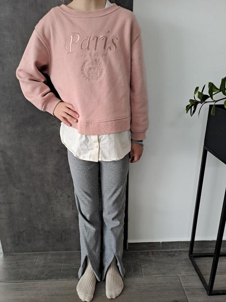 Štýlové legíny s rázporkom v predu, reserved,122