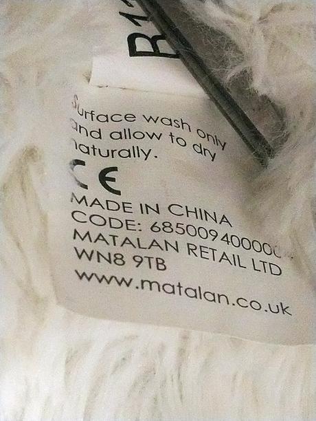 Plyšová biela ovečka, matalan, 59 cm, 