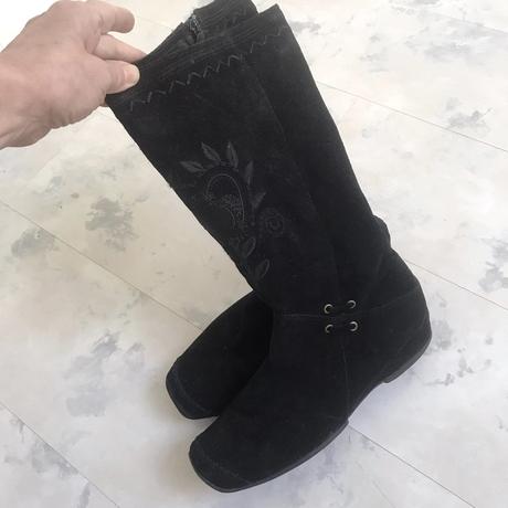 Semišové kožené čižmy 39/40, 40