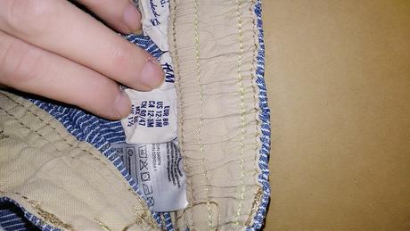 Detské nohavice, h&m,86