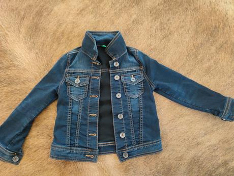 Rifl.bunda, veľ. xs, cca 110/116 cm, benetton,110