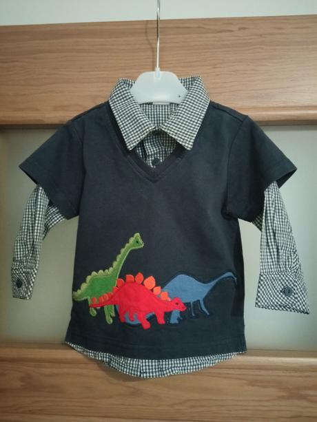 H&m polokošeľa dinosaurus, h&m,80