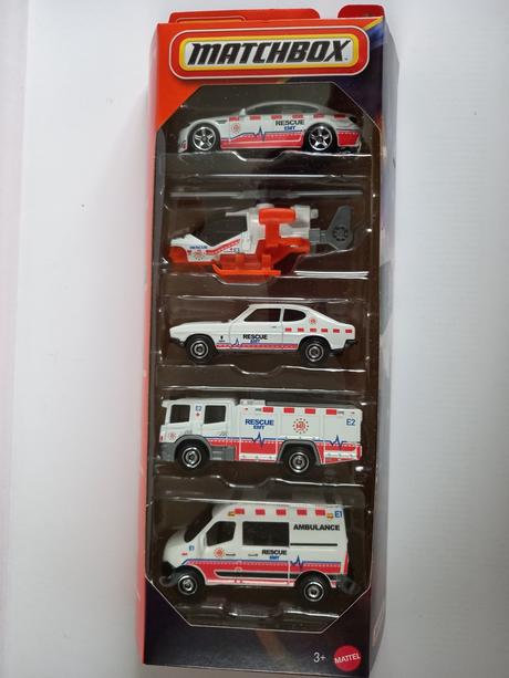 Matchbox - rescue v. - 5 pack,