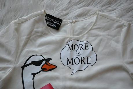 Luxusný top/blúzka boutique moschino, moschino,m